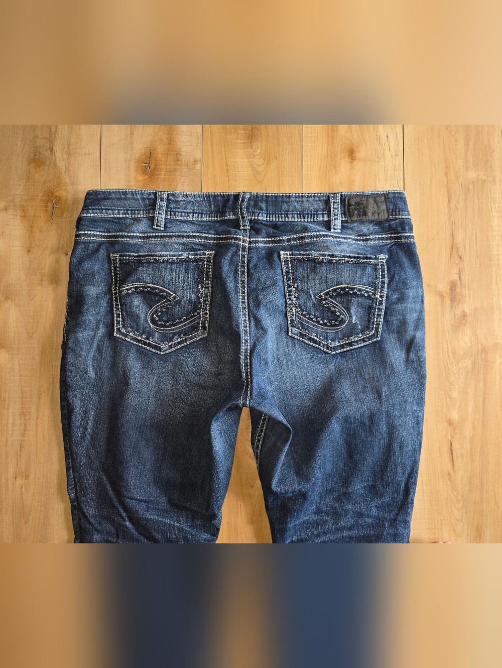 Silver Jeans Suki Mid Slim Blue Jeans Plus Sz 24